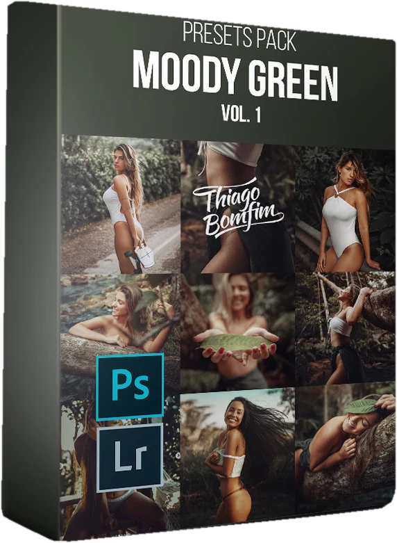 Caixa do pacote de presets Moody Green