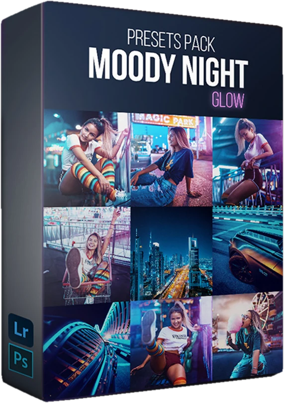 Caixa do pacote de presets Moody Night Glow